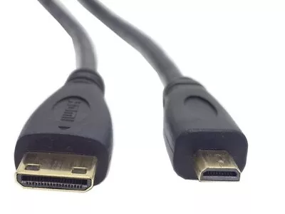 Kaufen SYSTEM-S Mini HDMI Zu Micro HDMI Datenkabel Kabel 175cm • 11.21€