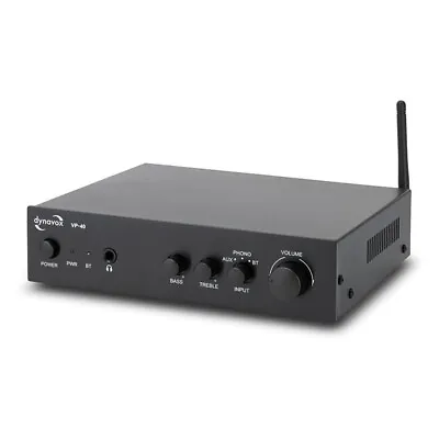 Kaufen Dynavox VP-40 Stereo Kompakt-Verstärker Mit Phono-Eingang Und Bluetooth • 185€