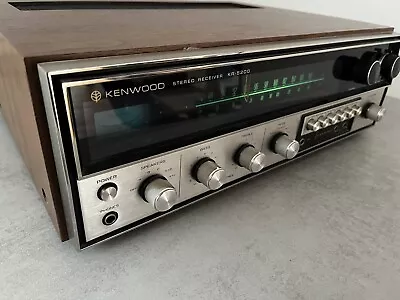 Kaufen Kenwood Stereo Receiver KR-5200 FM/AM Verstärker HiFi Manual Vintage Nussbaum • 199€