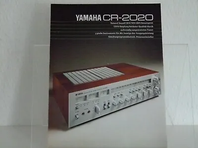 Kaufen YAMAHA  HiFi Katalog Vintage 1977 Prospekt CR-2020 • 13.90€