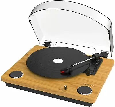 Kaufen Vinyl Plattenspieler Bluetooth Schallplattenspieler Lautsprechern Eingebauter  • 49.99€