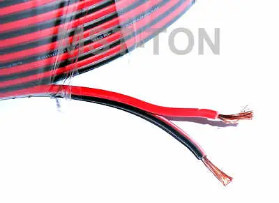 Kaufen Meterware Lautsprecherkabel Rot / Schwarz 2 X 1,5 Qmm • 1€