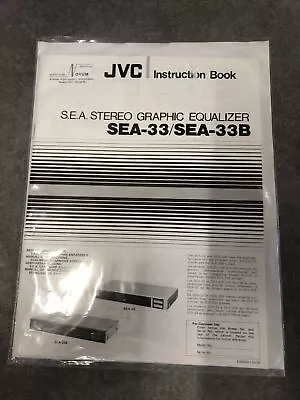 Kaufen Bedienungsanleitung Vintage Equalizer JVC SEA-R33/33B Instruction Book |#3 • 14.95€