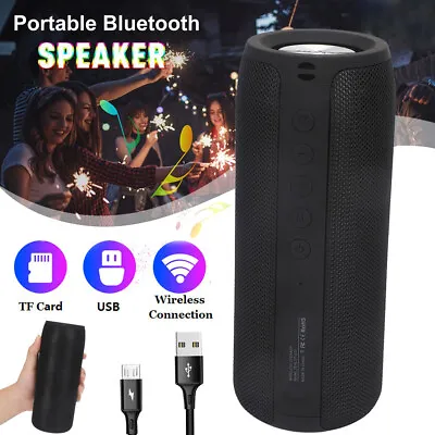 Kaufen Bluetooth Lautsprecher Musikbox Bass Kabellos Lautsprecher,Wasserdicht Stereo • 16.89€