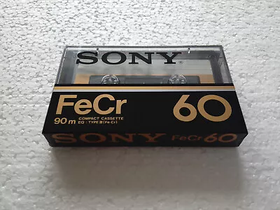 Kaufen Sony FeCr 60 Kassette Tape NEU Und OVP • 39.99€