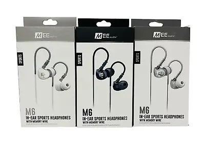 Kaufen MEE Audio M6 In Ear Sport Kopfhörer Memory Wire Alle Farben • 14.99€