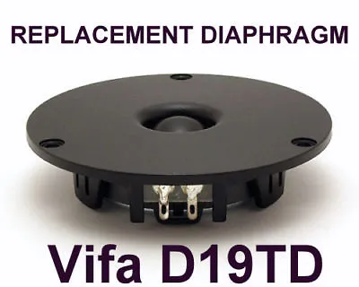 Kaufen Abfall Diaphragma Für Hochtöner Vifa D19TD-05-08 - 8 Ohm • 22.83€