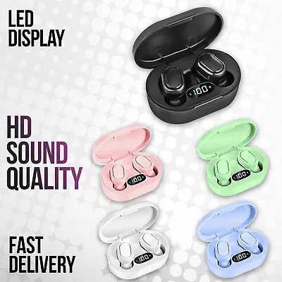 Kaufen Kabellose Bluetooth Kopfhörer Ohrhörer InEar Universal Alle Geräte NEU 9D Sound • 13.70€