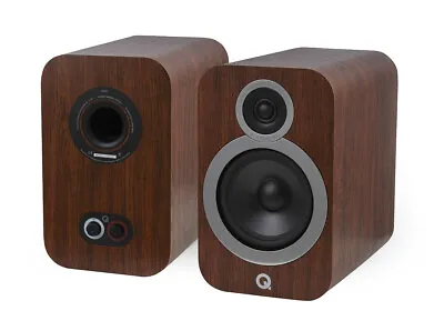 Kaufen Q-Acoustics 3030i Regal-Lautsprecher Walnuss - Paarpreis! (UVP: 499,- €) • 449€