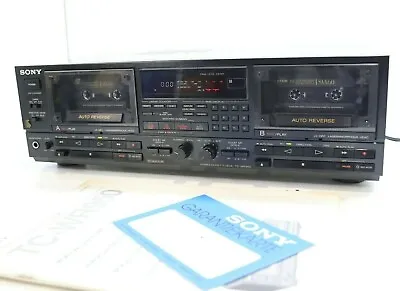 Kaufen Sony TC-WR950 HIGH END SELTEN Doppel Aufnahmebanddeck Mit Fernbedienung **GEWARTET** • 660.21€