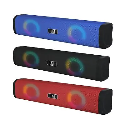 Kaufen Soundleiste PC Lautsprecher USB Aufladen Weithin Anwendung Für Handys Tablet GRB • 29.02€