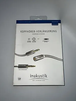 Kaufen Inakustik Premium II Kopfhörer Verlängerungskabel Extension Klinke 7,5m  OVP. • 39.50€
