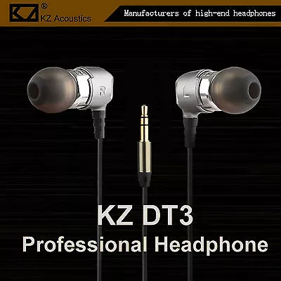 Kaufen KZ DT3 Professional High-End Double Unit Headphone Kopfhörer In-Ear PU Hardcase • 26.90€