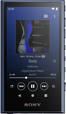 Kaufen NEU Sony NW-A306 32GB Android 12 MP3 Player Original Japanisches Modell (blau) • 385.25€
