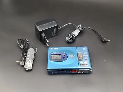 Kaufen Vintage Sony Minidisc MD Walkman - Blau - Klasse A MZ-R35 • 175€