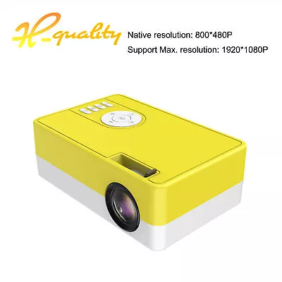 Kaufen TRU Mini 1920 X1080P HD LED Videoprojektor 3D Heimkino Kino HDMI/USB/SD • 86.96€