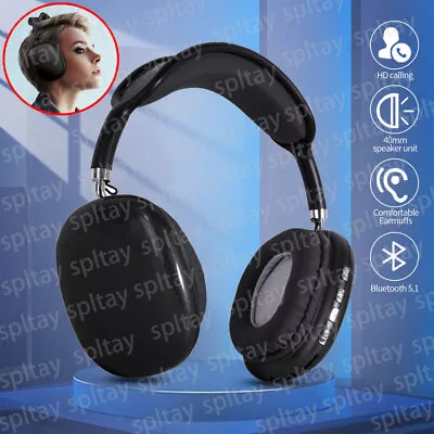 Kaufen Bluetooth Kopfhörer Over Ear Kabellos Headphone HiFi Stereo Wireless Headset • 11.89€