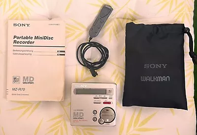 Kaufen Sony Portable Minidisc Recorder, Mz-r70, In Der Farbe Silber • 30.50€