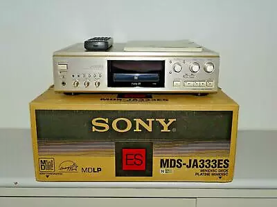 Kaufen Sony MDS-JA333ES High-End MiniDisc Recorder Champagner OVP, FB&BDA, 2J.Garantie • 2,499.99€