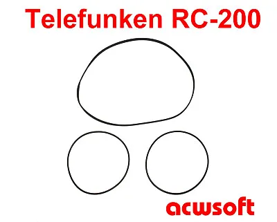 Kaufen Riemen Belts For Telefunken RC200 RC-200 Tapedeck • 12.90€