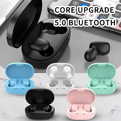 Kaufen Bluetooth 5.0 Wireless Kopfhörer Tragbare Ladebox Makaron Farbe Ohrhörer • 14.62€