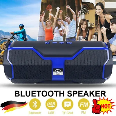 Kaufen NEU Tragbarer Wireless Bluetooth Lautsprecher Subwoofer SD Musicbox Stereo 20W • 17.98€