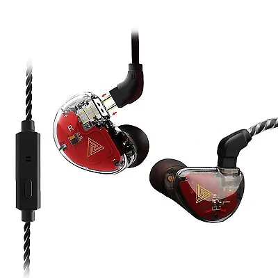 Kaufen QKZ VK5 Premium In-Ear Kopfhörer Kabel HiFi Headphones Heavy Deep Bass 4 Treiber • 26.95€