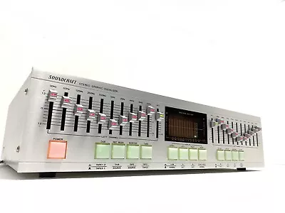 Kaufen Soundcraft By Harman Stereo Graphic Equalizer Spectrum Analyzer Vintage Like Neu • 608.99€