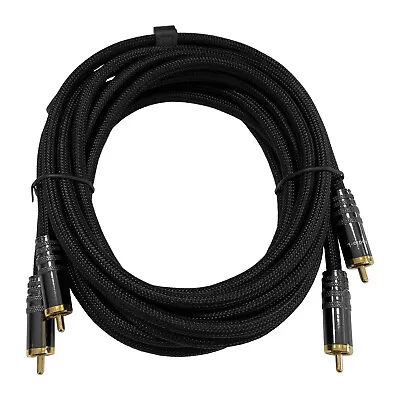 Kaufen Kabel 2,5m Stecker Auf Stecker Verlängerung 2x Chinch RCA Stereo Audio Component • 7.99€