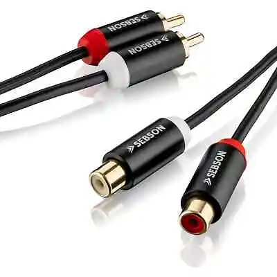 Kaufen Cinch Verlängerung 5m Audio Kabel HiFi, Heimkino - RCA Stecker Buchse SEBSON • 11.99€