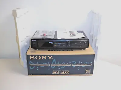 Kaufen Sony MDS-JE320 MiniDisc Recorder Schwarz OVP W.NEU, 2 Jahre Garantie • 599.99€