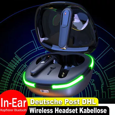 Kaufen TWS Kopfhörer Bluetooth 5.1 Wireless Touch Control In-Ear Ohrhörer HIFI Headset • 10.25€