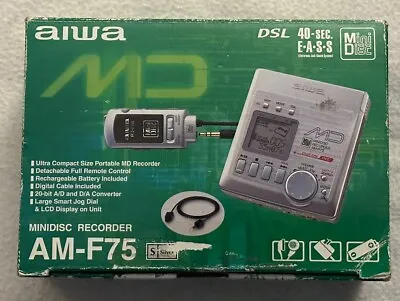 Kaufen AIWA AM-F75 MINI DISC RECORDER PLAYER Mit OVP • 269€