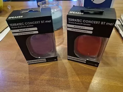 Kaufen TERRATEC Concert BT Me! Bluetoith Lautsprecher Rot Und Lila • 15€