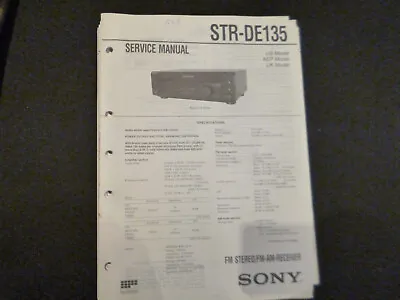 Kaufen Original Service Manual Schaltplan  Sony STR-DE135 • 12.50€