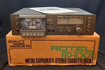 Kaufen Rotel RD1001 Kassettendeck FUNKTIONIEREND & GENERALÜBERHOLT Band 1980er Jahre Direkter Frontlader • 349.71€