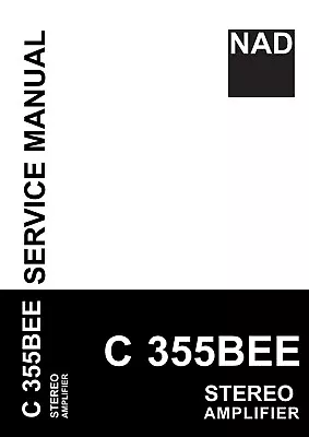 Kaufen Service Manual-Anleitung Für NAD C 355 BEE  • 13€