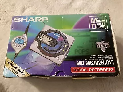 Kaufen SHARP MD MS 702  Portable Minidisc Player Recorder Enregistreur Sharp Minidisc • 69€