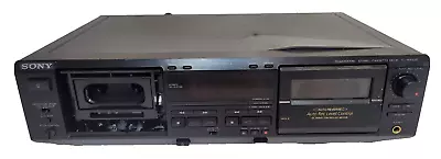 Kaufen Sony TC-WE525 Stereo Kassettendeck Schwarz Ungeprüft Ersatzteile & Reparaturen • 87.79€