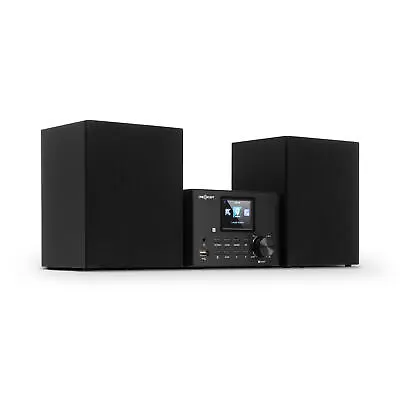 Kaufen Stereoanlage Mit Internetradio Lautsprecher DAB+ UKW CD-Player Bluetooth Schwarz • 122.99€