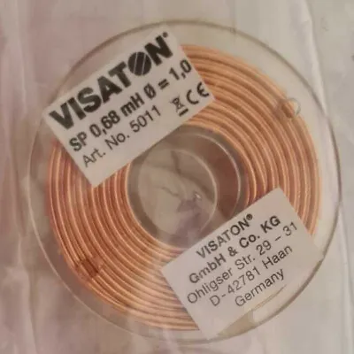 Kaufen Visaton 205011 SP Luftspule Spule Weiche Frequenzweiche 0,68mH 1mm 1 St. • 9.90€