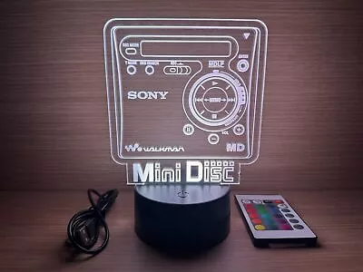 Kaufen RGB-LED-Lampenlogo Sony Walkman Mini Disc Hi MD Minidisc Mz-1 Hq Mz-nh Nh1 • 24.90€