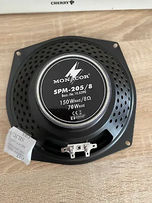 Kaufen Stück Monacor 20 Cm Lautsprecher HiFi Tiefmitteltöner SPM-205/8 Neuwertig 105390 • 20€