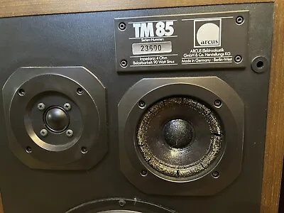 Kaufen Arcus TM 85 High End Lautsprecher Boxen West Berlin Musikbox Stereo Sound  • 195€