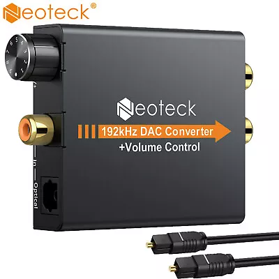 Kaufen Neoteck DAC Konverter Digital Auf Analog Audio Konverter Optisch Koaxial Toslink • 17.69€