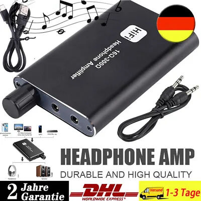 Kaufen Aluminium HiFi Headset-Verstärker AMP Audio Kopfhörerverstärker Sound Improver • 19.99€