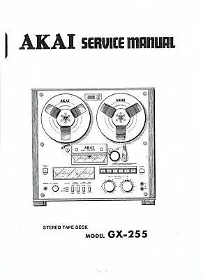 Kaufen Akai  Service Manual  Für GX- 255 Copy • 13.50€