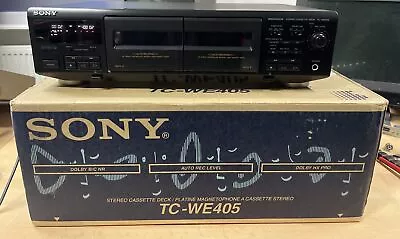 Kaufen SONY TC-WE405 Cassette Deck Kassettendeck Inkl. OVP, BDA - Defekt • 199€
