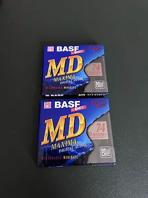 Kaufen 2x BASF (EMTEC) MAXIMA DIGITAL AUDIO 74 MD Minidisc *NEU&OVP* • 8€