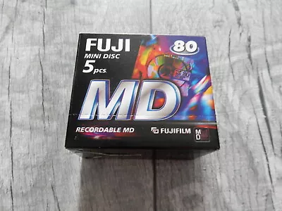 Kaufen Fuji 80er Minidisc MD 1 Packung 5 Stück Original • 35€